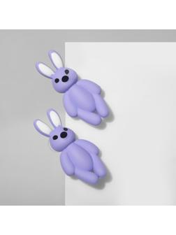 Серьги пластик 