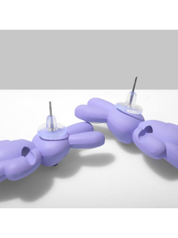 Серьги пластик 