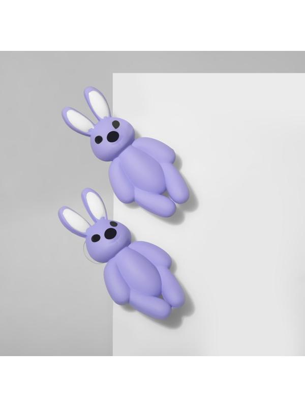 Серьги пластик 