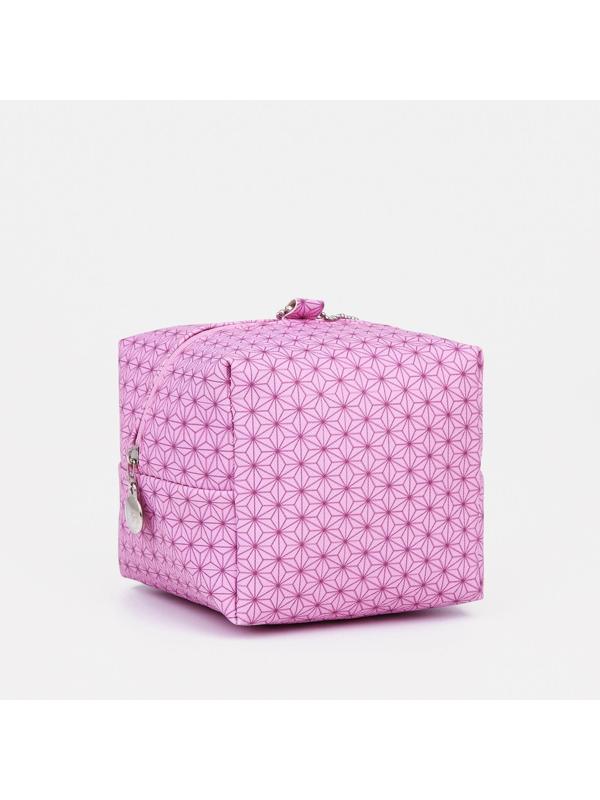 Косметичка на молнии, цвет розовый
