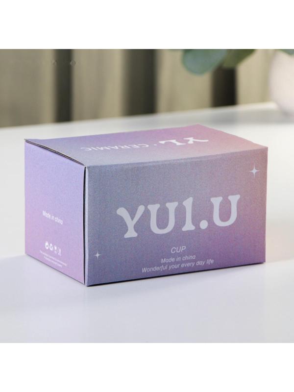 Кружка керамическая с силиконовой крышкой Доляна «Клубника», 350 мл, цвет красный