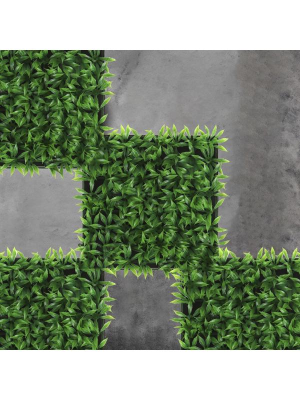 Декоративная панель, 25 × 25 см, «Трава», Greengo