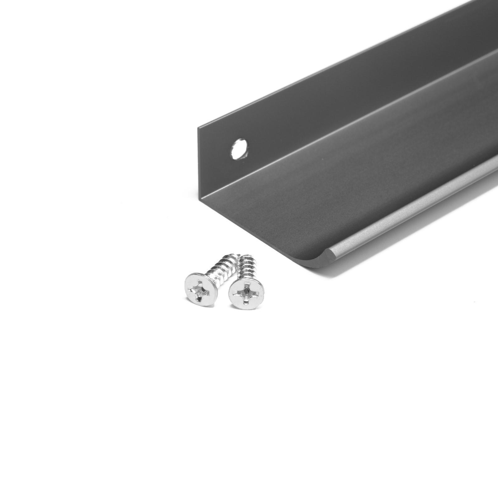 Ручка торцевая CAPPIO, L=150 мм, м/о 128 мм, цвет серый