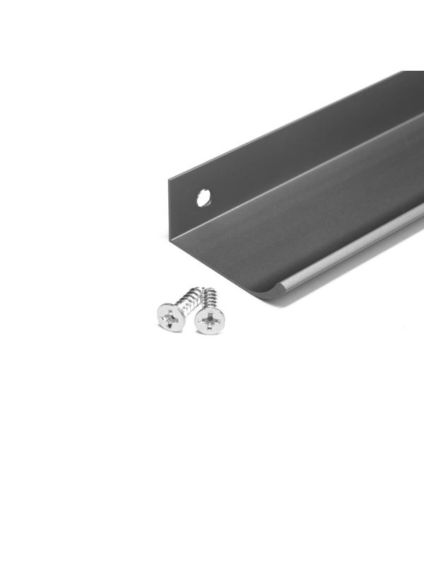 Ручка торцевая CAPPIO, L=150 мм, м/о 128 мм, цвет серый