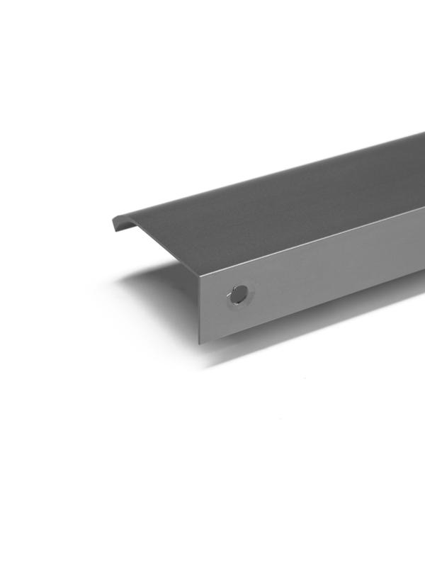 Ручка торцевая CAPPIO, L=150 мм, м/о 128 мм, цвет серый