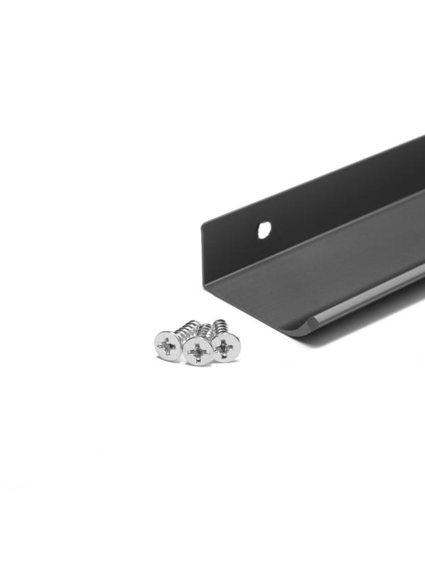 Ручка торцевая CAPPIO, L=1200 мм, м/о 1160 мм, цвет серый