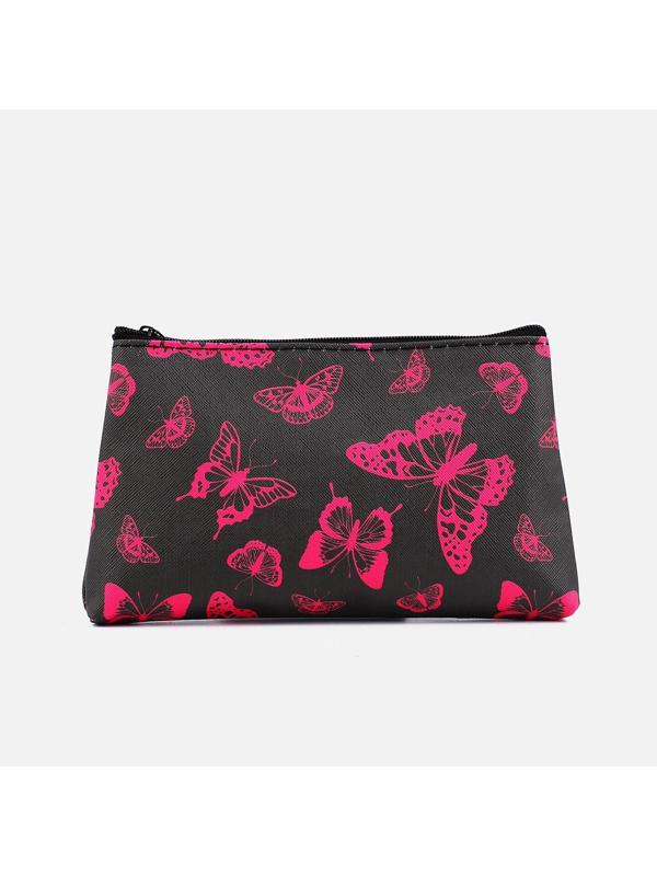 Косметичка на молнии, цвет чёрный