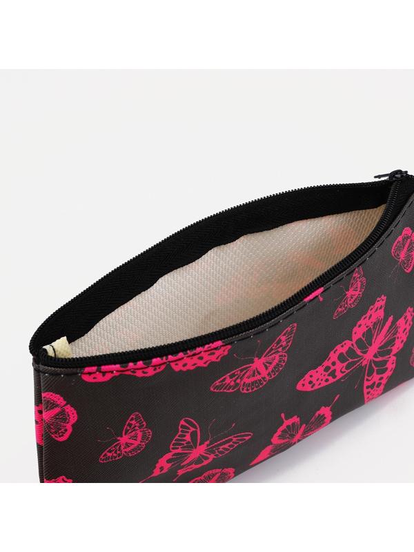Косметичка на молнии, цвет чёрный