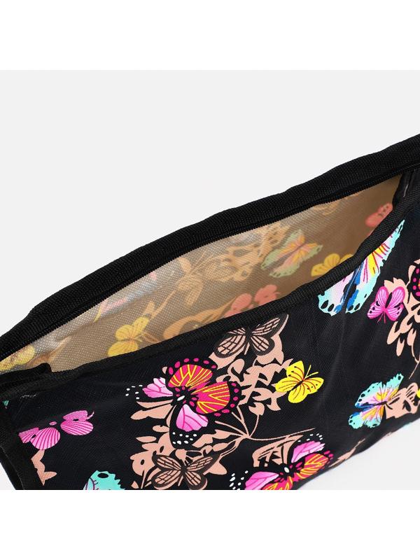 Косметичка на молнии, цвет черный