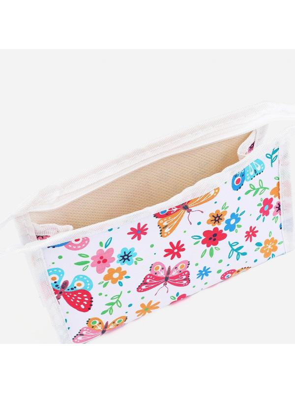 Косметичка на молнии, цвет белый