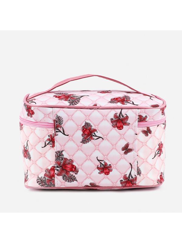 Косметичка на молнии, цвет розовый
