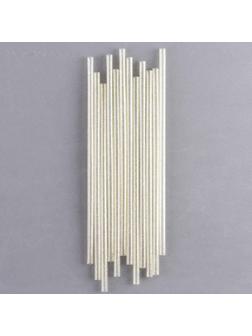 Трубочки для коктейля «Блёстки», в набор 12 шт., цвет золотой