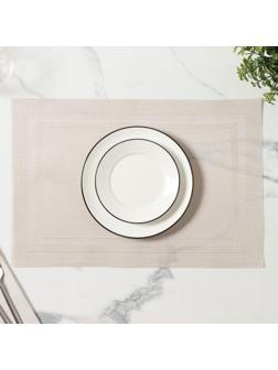 Салфетка кухонная «Окно», 45×30 см, цвет серый