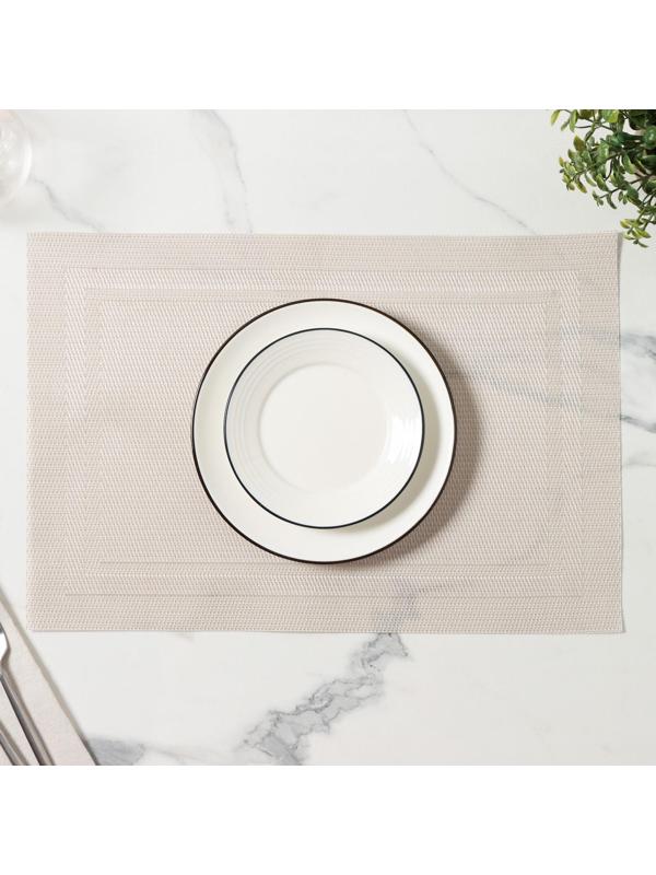 Салфетка кухонная «Окно», 45×30 см, цвет серый