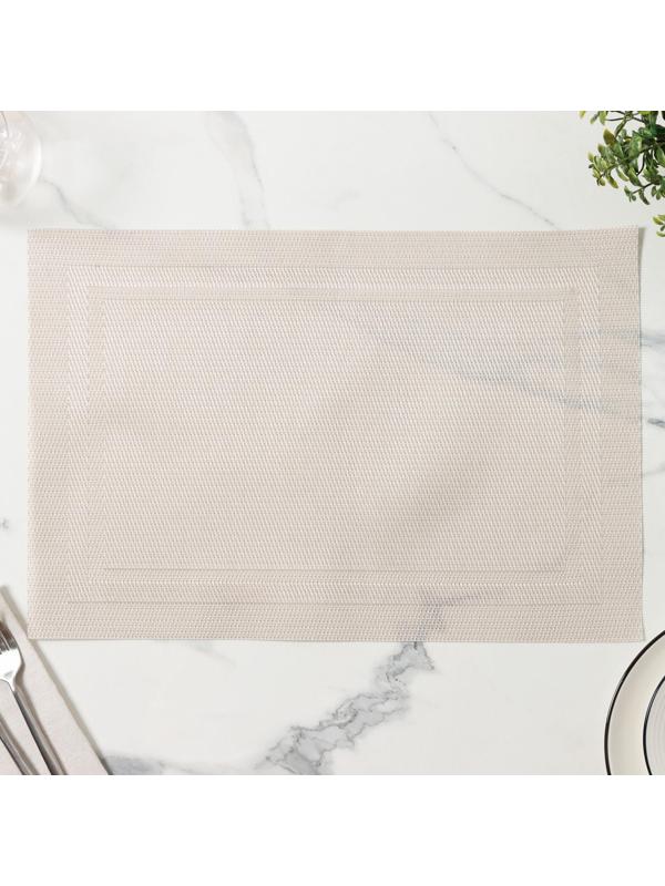 Салфетка кухонная «Окно», 45×30 см, цвет серый