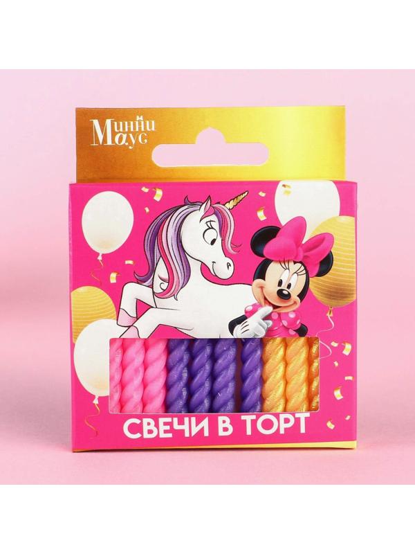 Набор витых свечей в торт 12 шт 