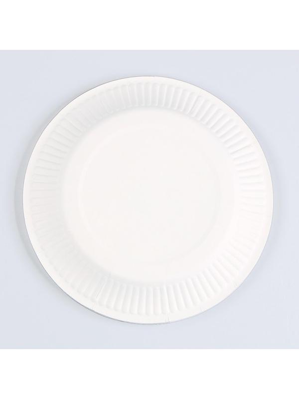 Тарелка бумажная «Хэллоуин», тыква, 18 см