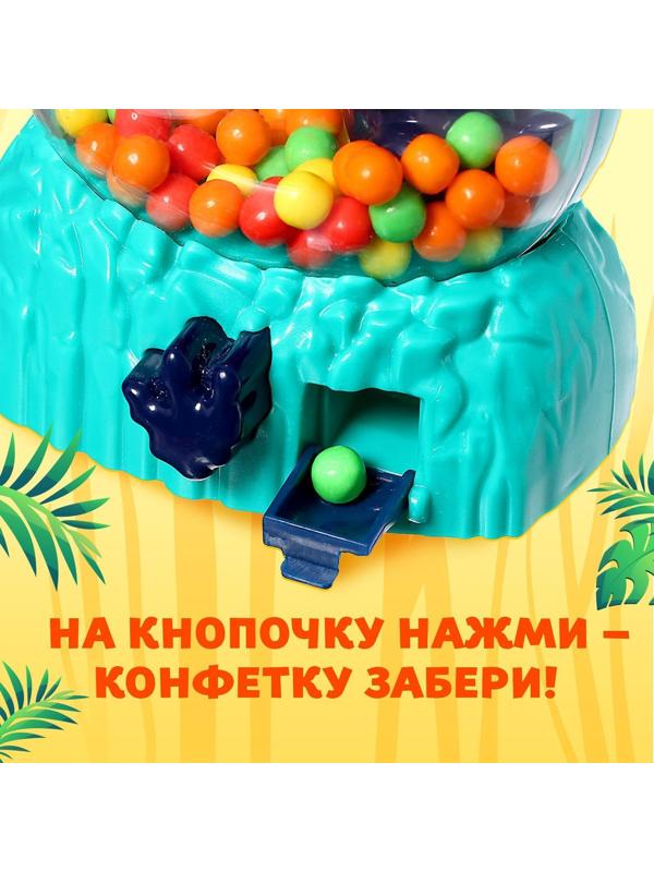 Автомат для конфет «Дино», с конфетками, цвета МИКС