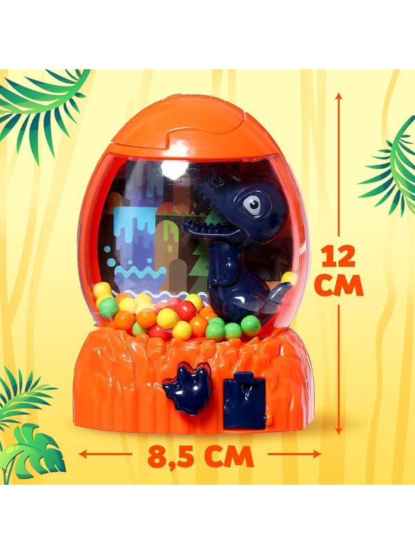 Автомат для конфет «Дино», с конфетками, цвета МИКС