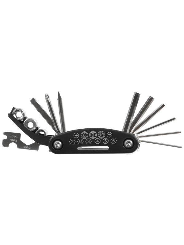 Набор велоинструментов: чехол, мультитул, ремкомплект, монтажки