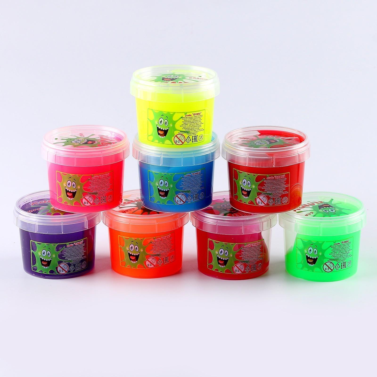 Слайм, контейнер 90 гр., ассорти