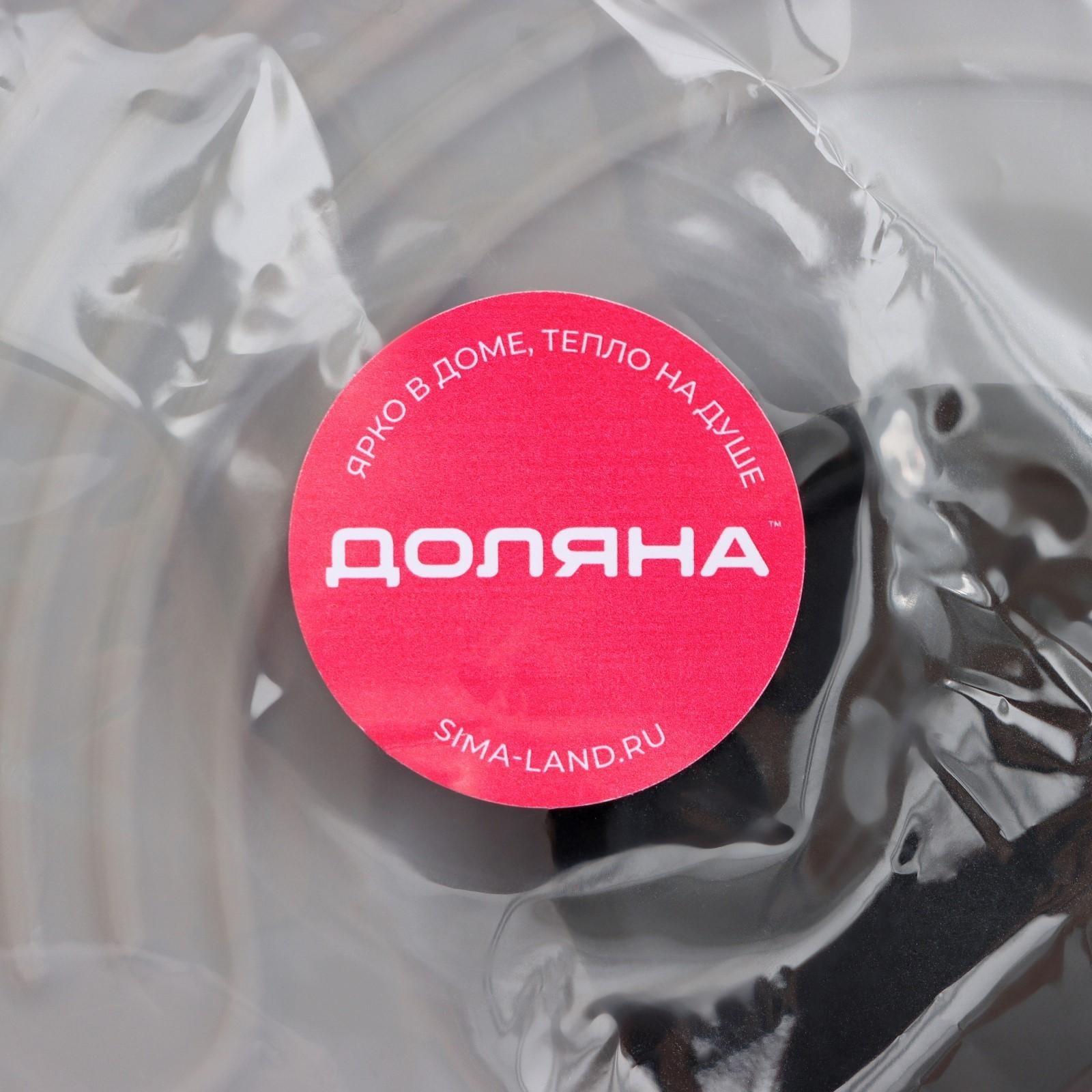 Силиконовая универсальная крышка Доляна, d=20 см, цвет серый