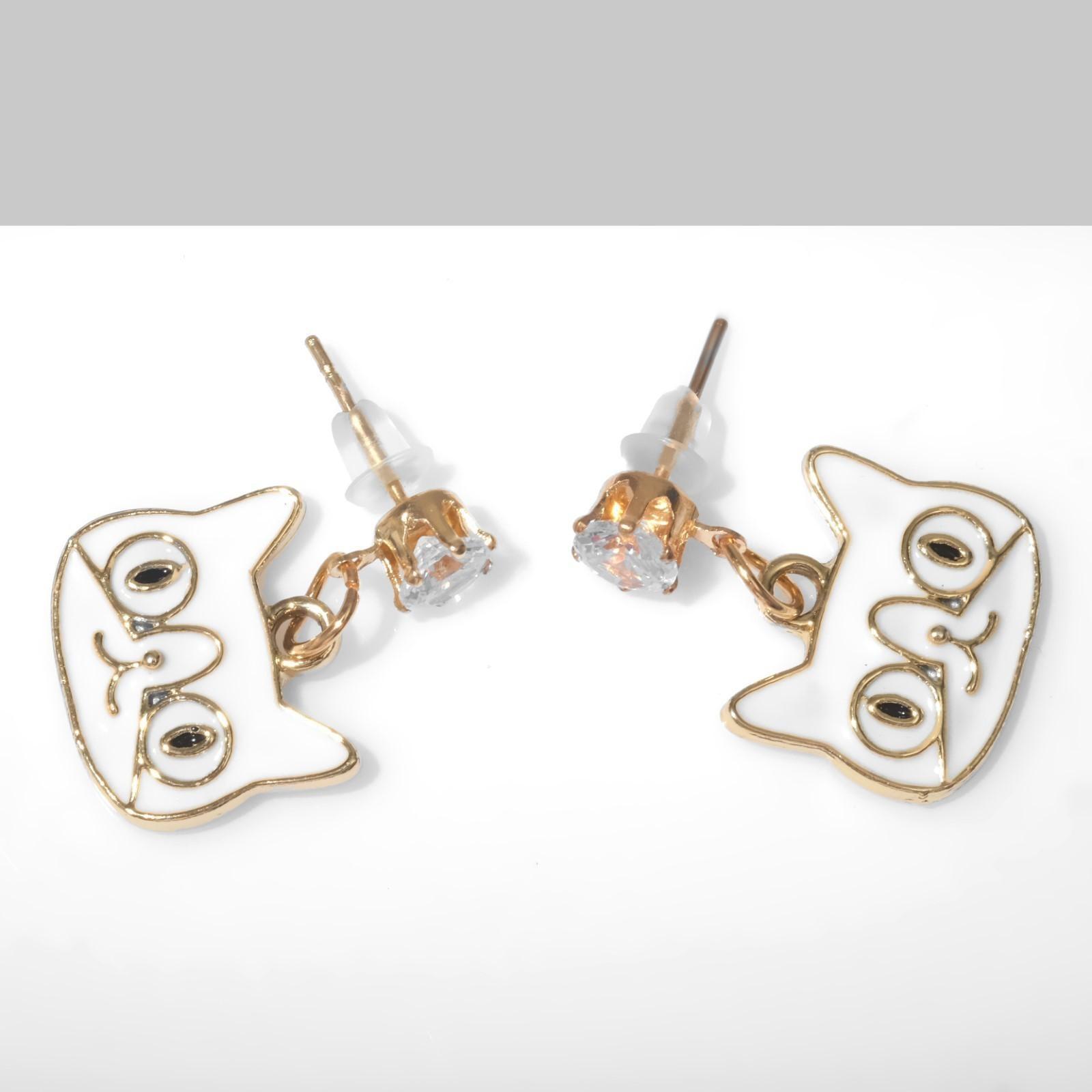 Серьги эмаль 