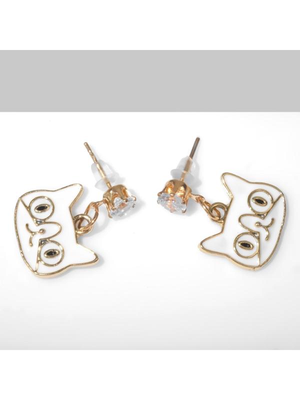 Серьги эмаль 