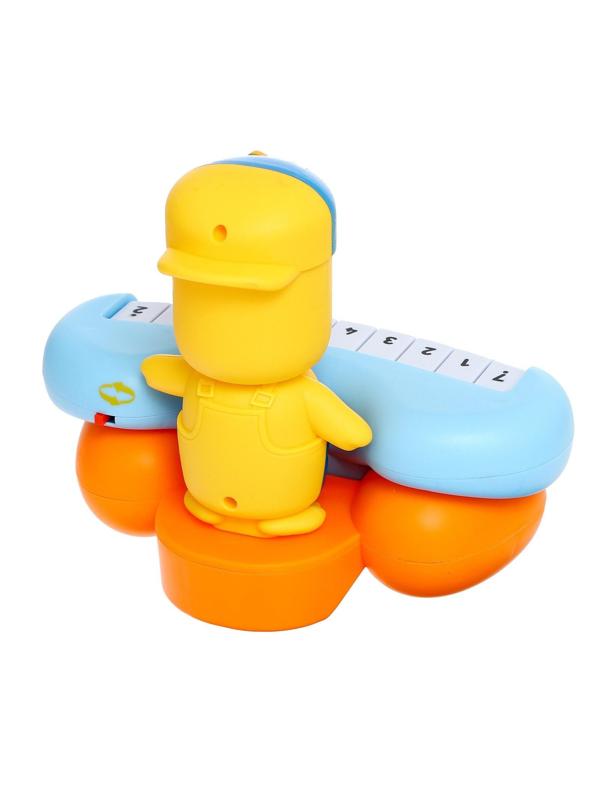 Музыкальное пианино «Утёнок», 10 клавиш, работает от батареек