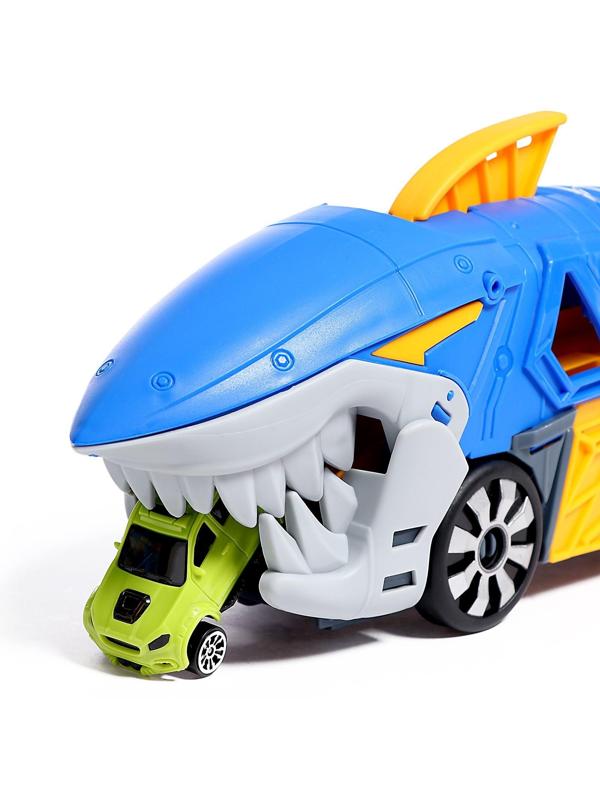 Парковка SHARK, 2 машинки, пусковая установка