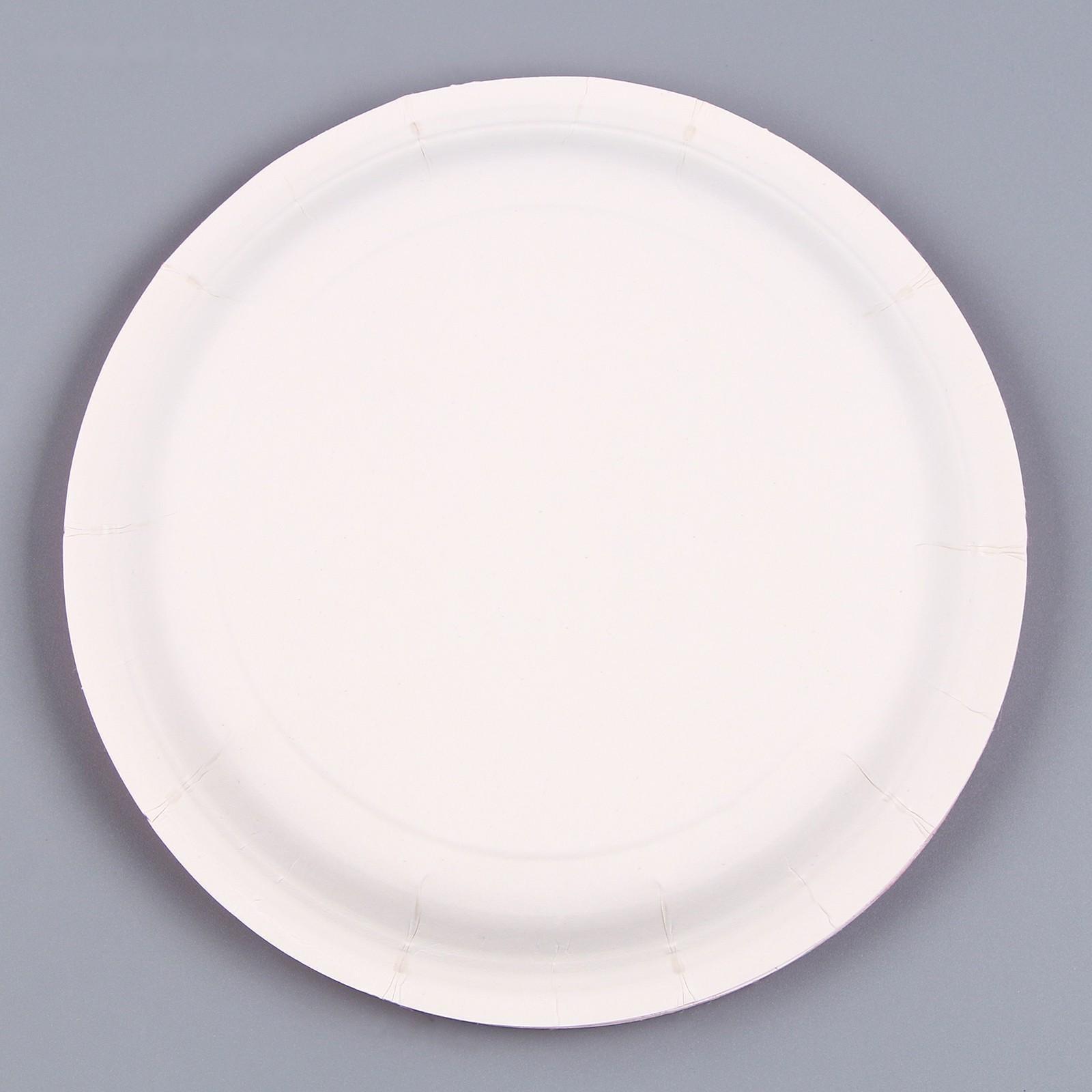 Тарелка бумажная 