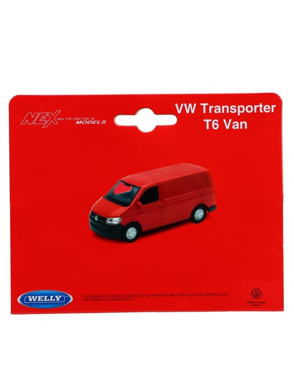 Модель машины Volkswagen Transporter T6 VAN, масштаб 1:38, МИКС