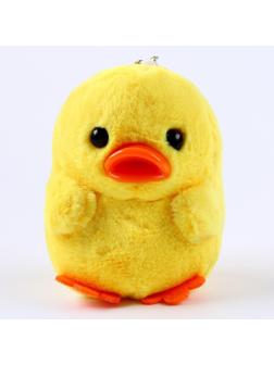 Брелок «Утка», 9 см, цвет жёлтый