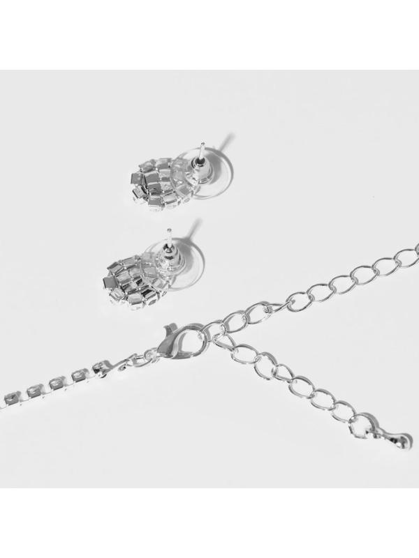 Набор 2 предмета: серьги, колье 