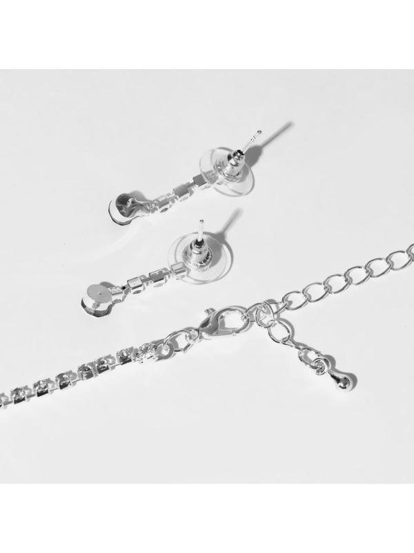 Набор 2 предмета: серьги, колье 