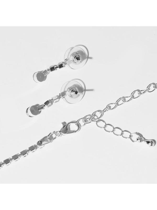 Набор 2 предмета: серьги, колье 