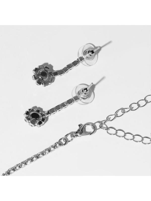 Набор 2 предмета: серьги, колье 