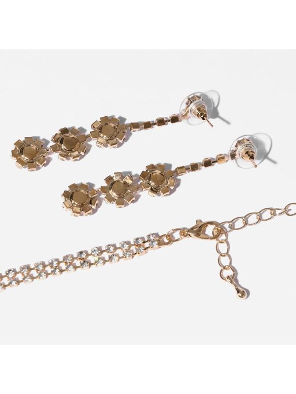 Набор 2 предмета: серьги, колье 