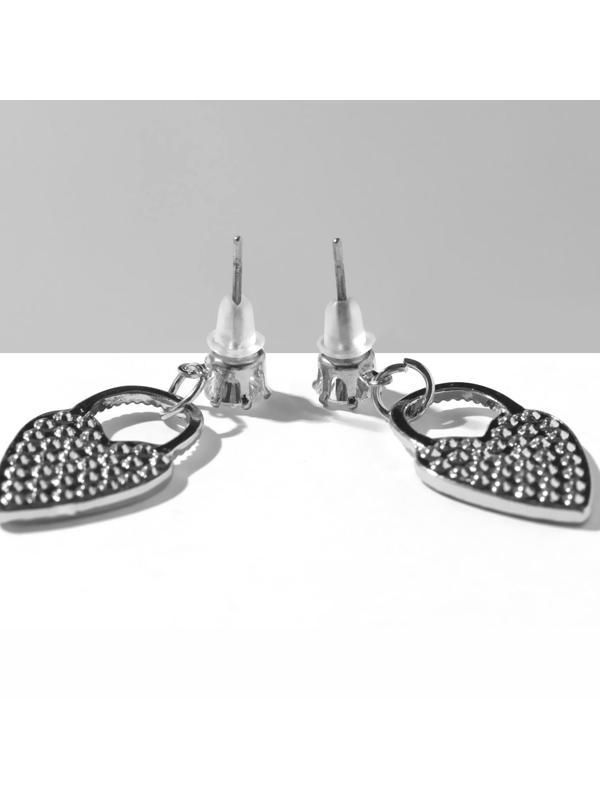 Серьги со стразами 