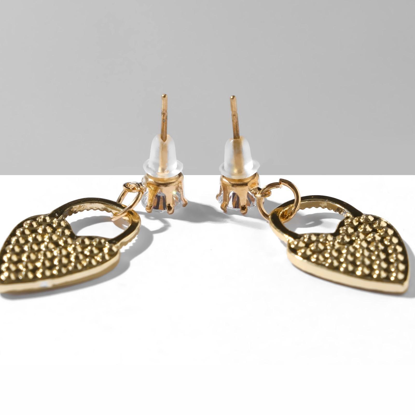 Серьги со стразами 