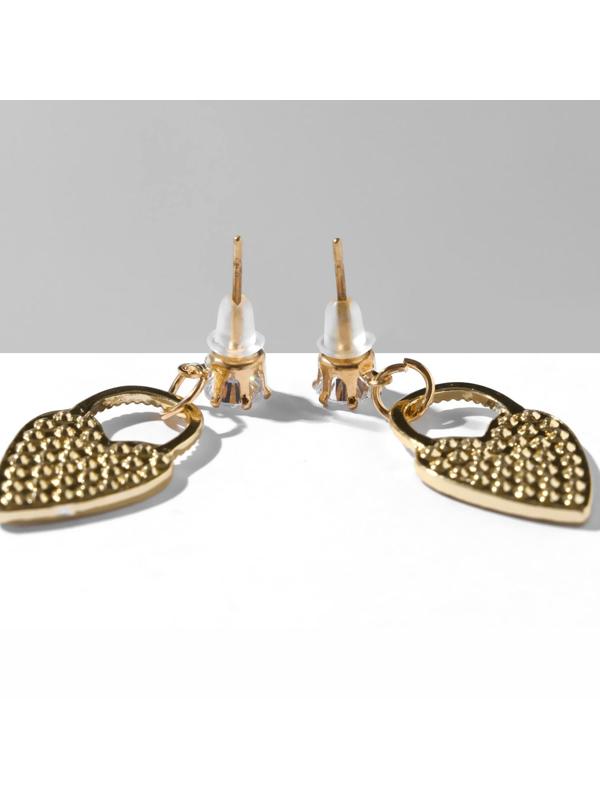 Серьги со стразами 