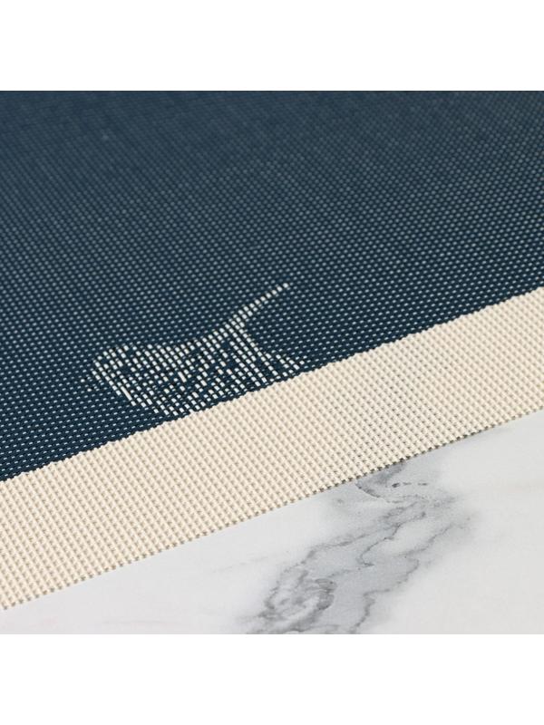 Набор салфеток Доляна «Лилли», 4 шт, 45×30 см, цвет синий