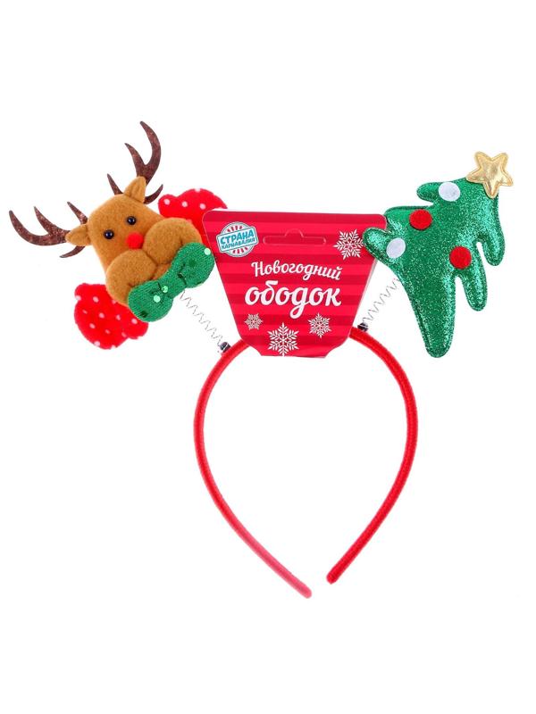 Карнавальный ободок «Новый год», виды МИКС