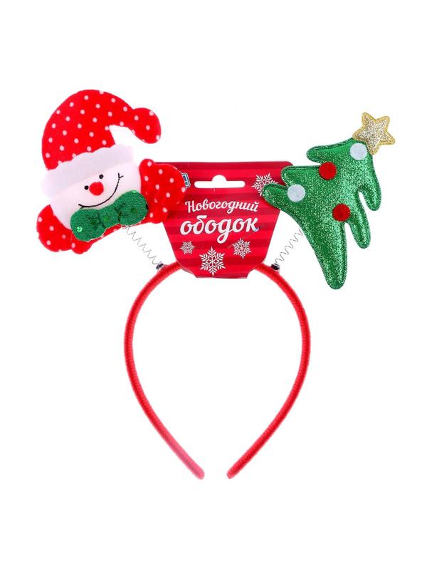 Карнавальный ободок «Новый год», виды МИКС
