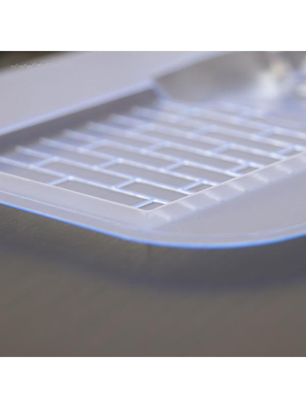 Форма для шоколада и конфет «Санта на трубе», размеры изделия 170×83×10 мм, цвет прозрачный