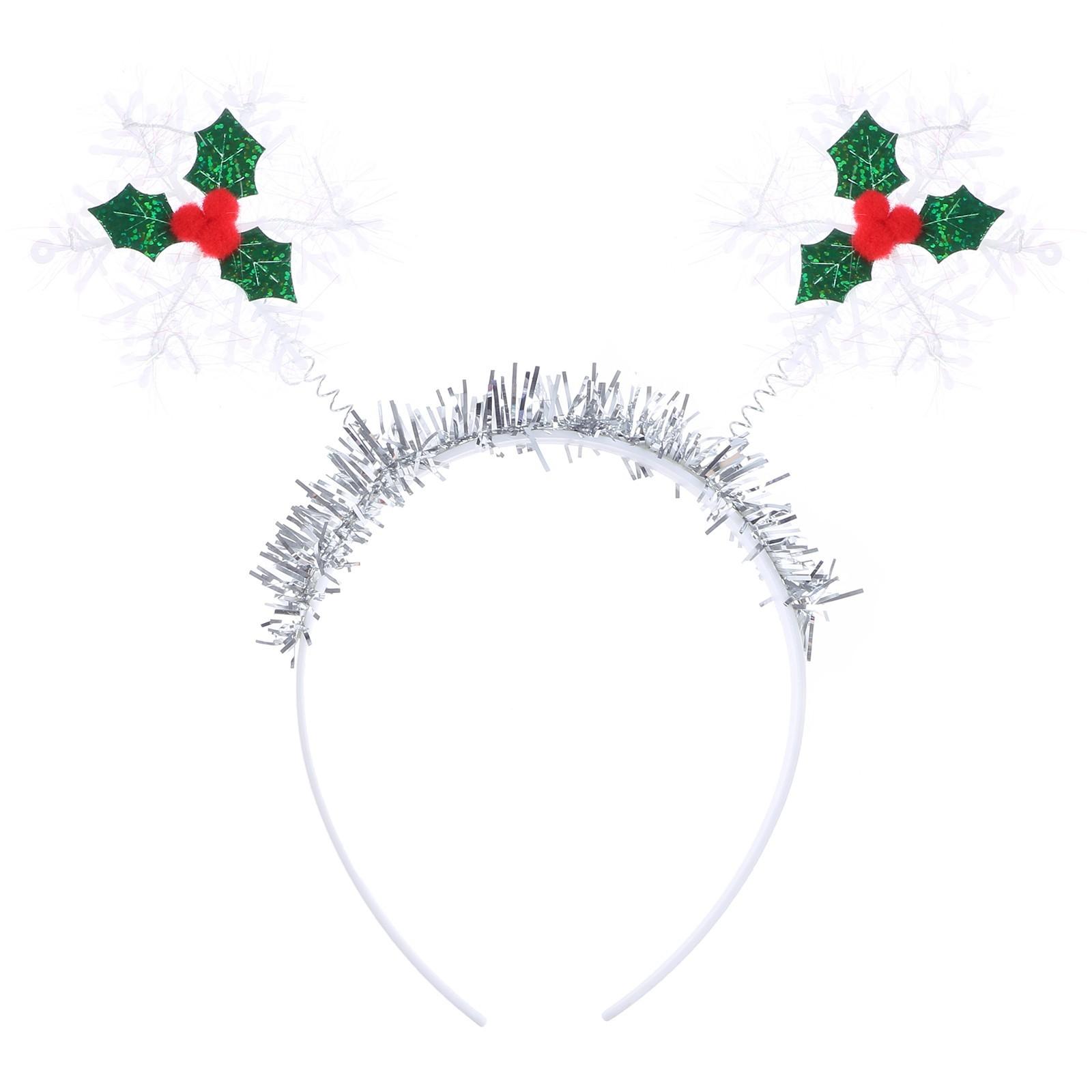 Ободок «Снежинка, ягодки»