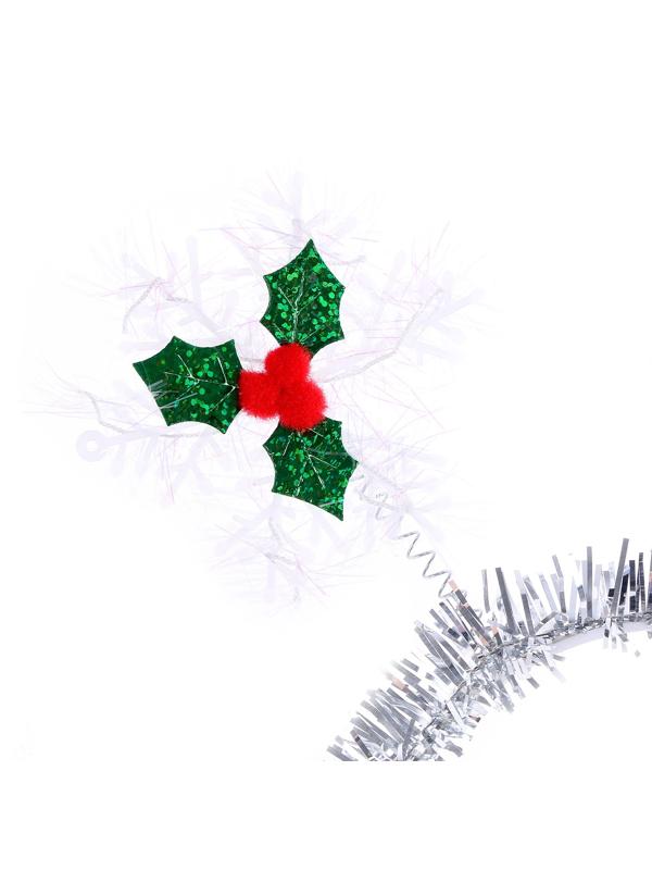 Ободок «Снежинка, ягодки»