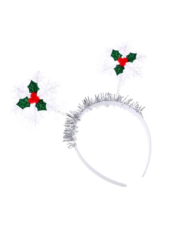 Ободок «Снежинка, ягодки»