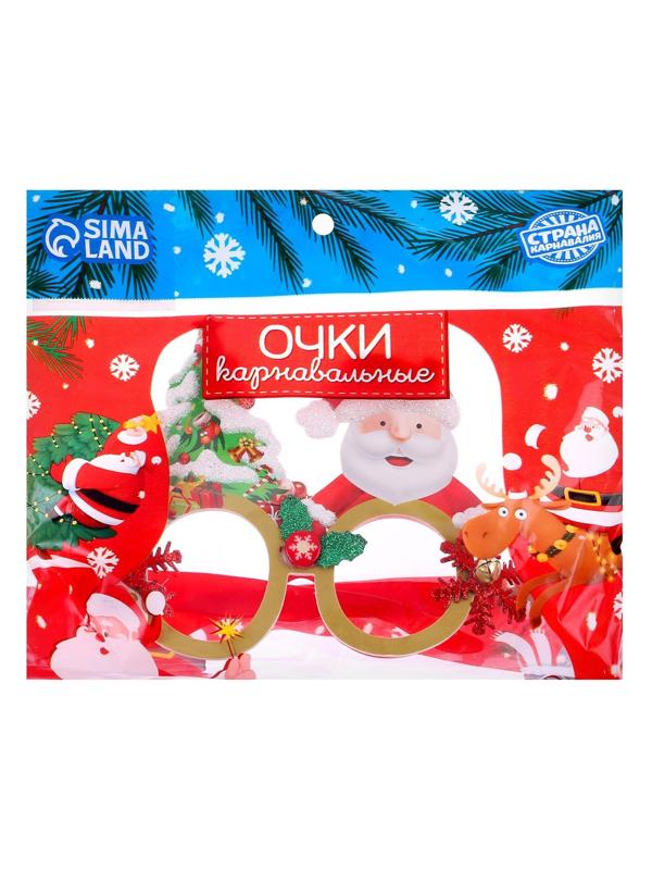 Карнавальные очки «Новый год», виды МИКС