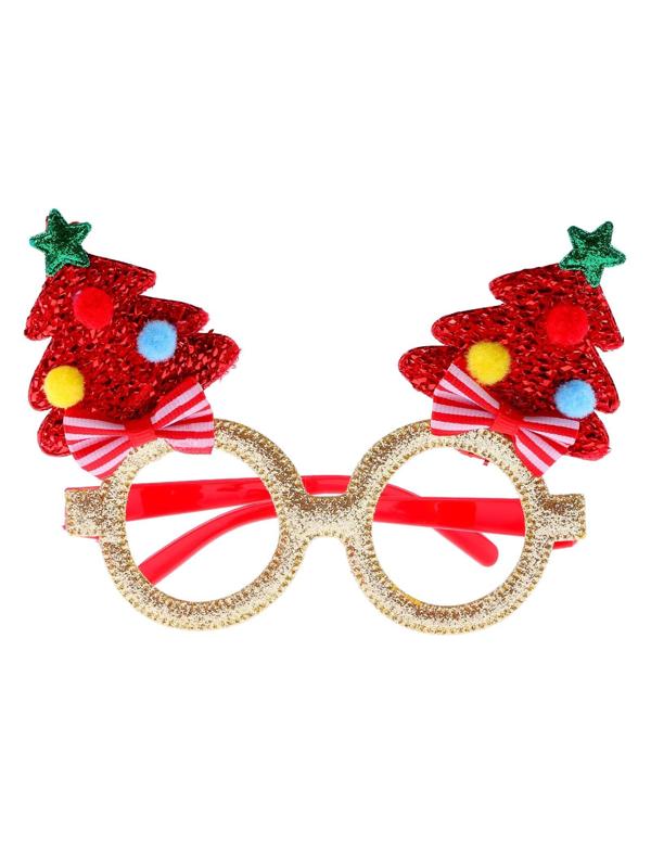Карнавальные очки «Новогодние», цвета МИКС